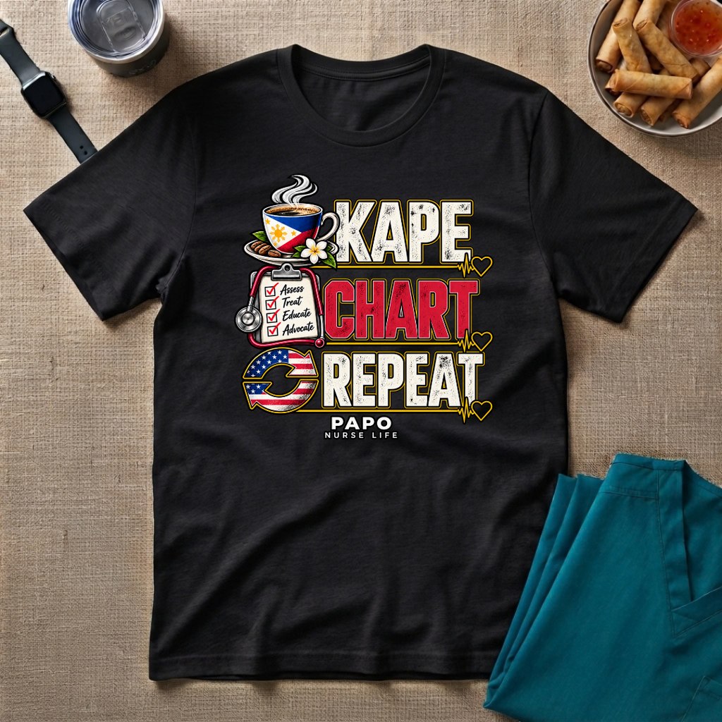 Kape Chart Repeat T-Shirt