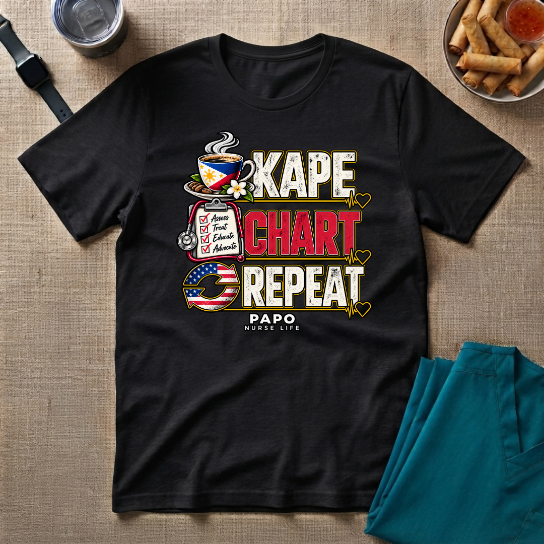 Kape Chart Repeat T-Shirt