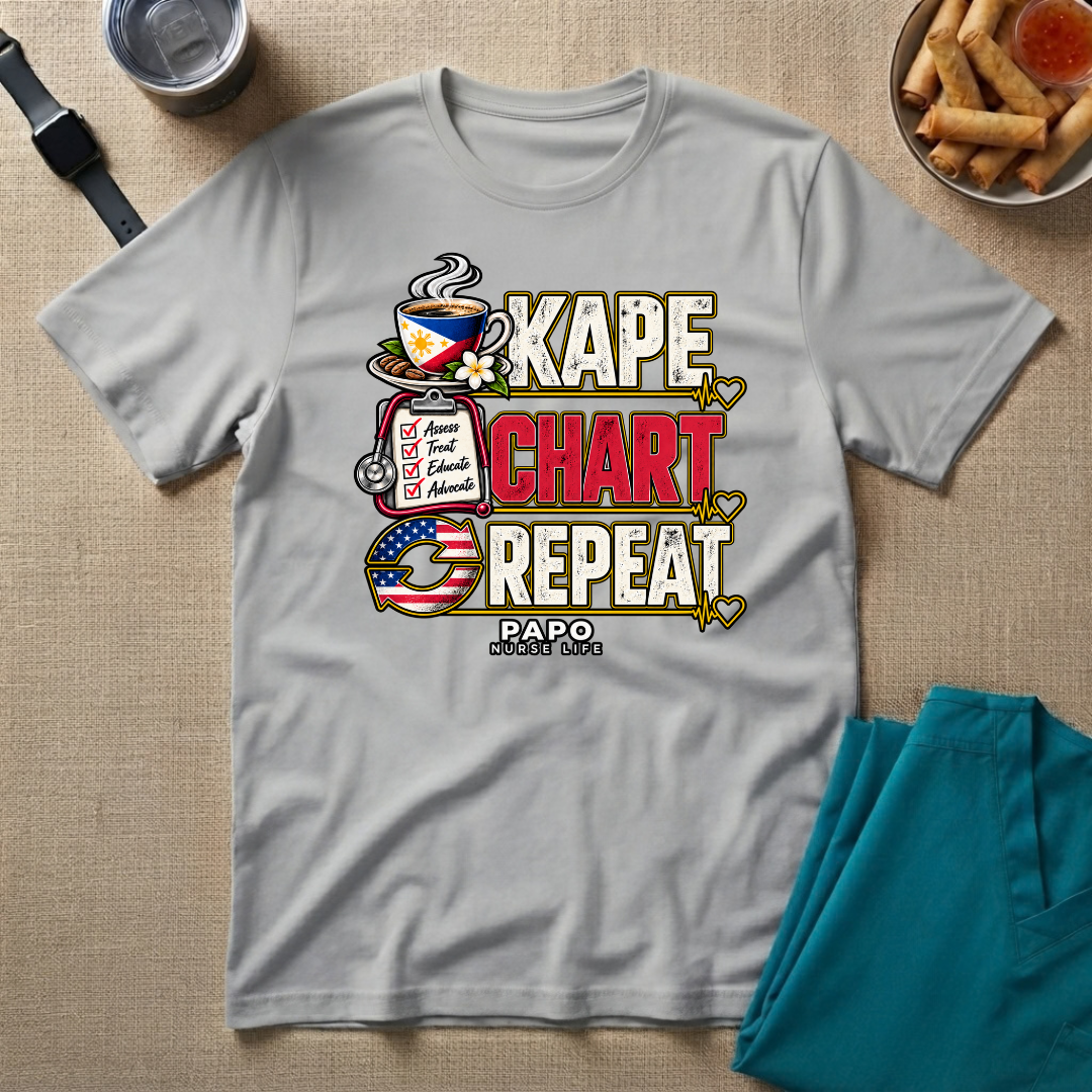 Kape Chart Repeat T-Shirt