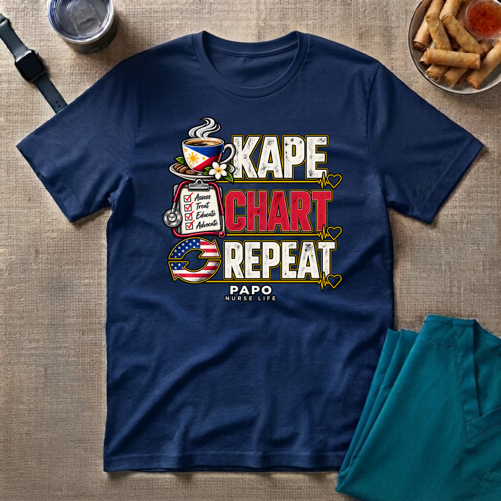 Kape Chart Repeat T-Shirt